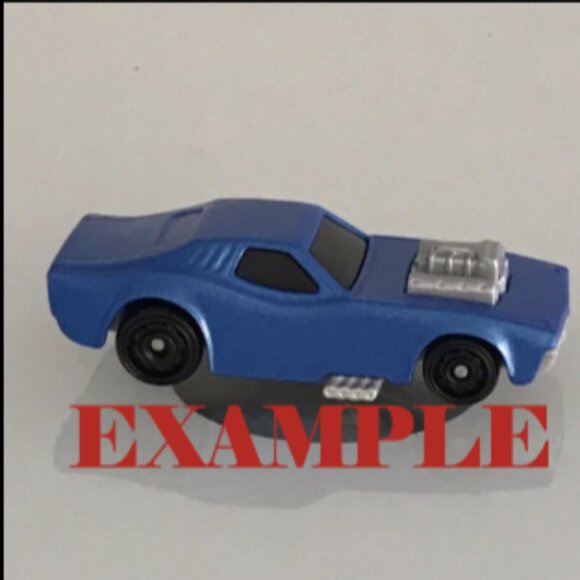 Hot Wheels Toy Blue Car 2024 Item 17874B  Kids Meal Burger King NEW (SKU: 358TO) - Picture 2 of 5